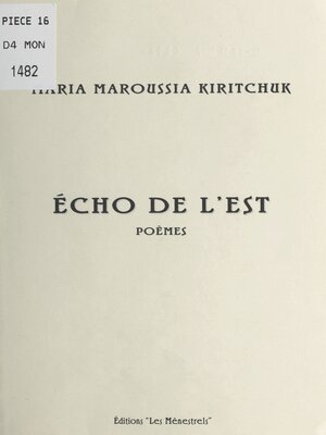 cover image of Écho de l'Est